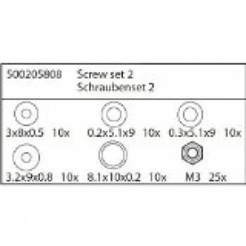 X8 Specter Schrauben Set 2