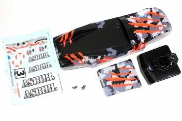 Karosserie camouflage/orange Hot Shot Sand Buggy