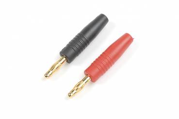 Goldstecker Banane 4mm, Rot &