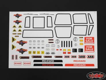 Generic Scale Body Decal Sheet (Ver 2)