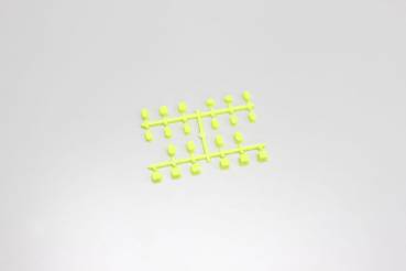 SUSPENSION BUSH SET - MP9 / FLUO YELLOW