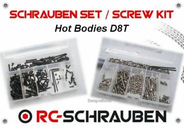 Schrauben-Set für den Hot Bodies D8T