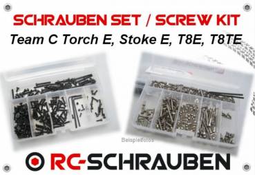 Schrauben-Set für den Team C Torch E, Stoke E, T8E, T8TE