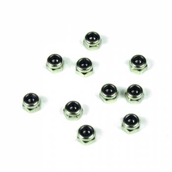 M2.5 Locknuts (zinc finish, 10pcs)