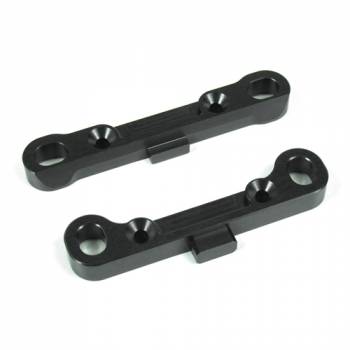 Adjustable Hinge Pin Braces (rear, 7075 CNC, gun metal ano)