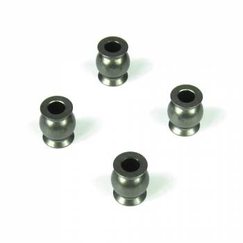 Pivot Balls (6.8mm, flanged, outside camber, aluminum, 4pcs, EB48)