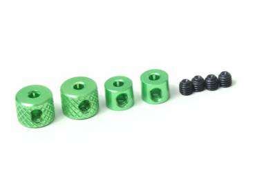 Linkage Collars, 2 Big, 2 Small (Green)