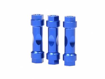 Aluminium Wingmount Posts (3pcs Blue)