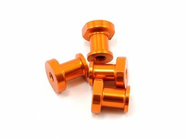 Lightweight Aluminium Shock Holder for One-Piece CNC Shock Cap (4pcs Gold)